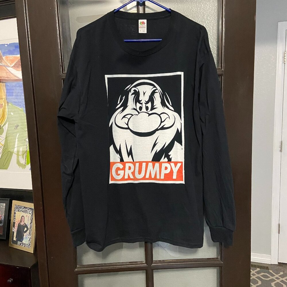 Men's  Long Sleeved "Grumpy: T-Shirt